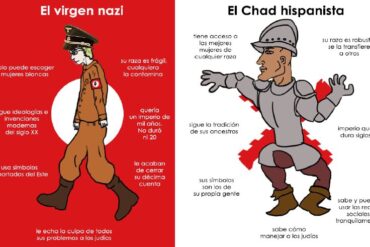 virgen nazi vs chad hispanista