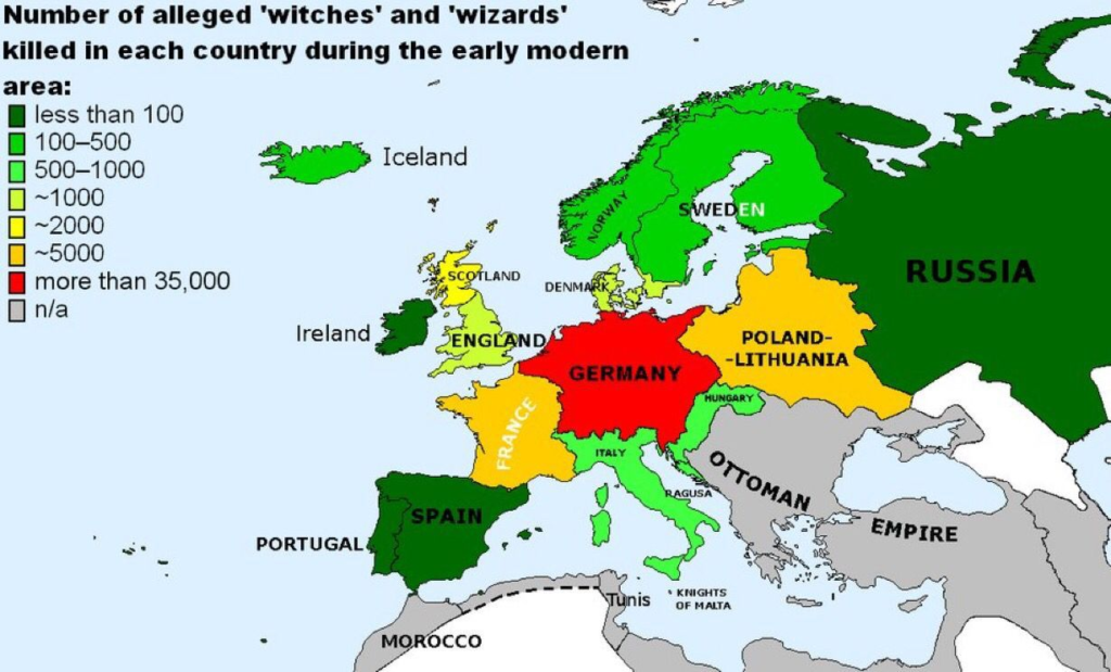 brujas quemadas en europa